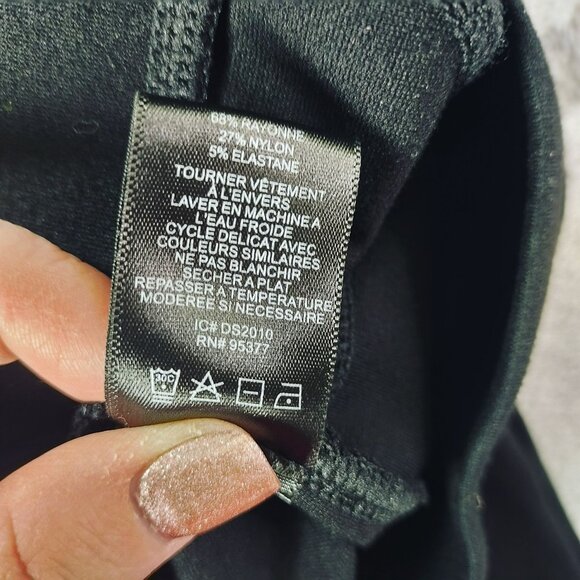 Sanctury by Anthropologie Womens Pants Size LP Black Corporate Goth Career - Picture 5 of 9